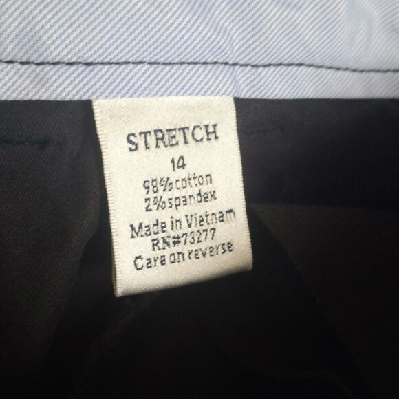 Croft & Barrow effortless stretch black Capri pants, 98% cotton, size 14 - Picture 5 of 7